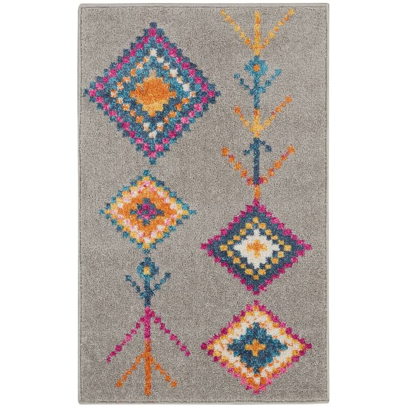 Nourison Passion Moroccan Geometric Tribal Area Rug