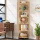 preview thumbnail 17 of 19, 6-Tier Corner Shelf, Rustic Tall Corner Bookshelf for Living Room, Bedroom, Office