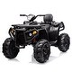 preview thumbnail 11 of 13, 2 Seater Kids Ride On ATV 4 Wheeler Electric Vehicle, Battery Powered Ride On Toy Car Black