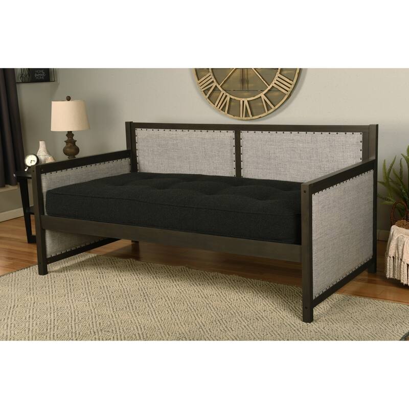 Somette Sloane Daybed in Graystone Finish includes Mattress