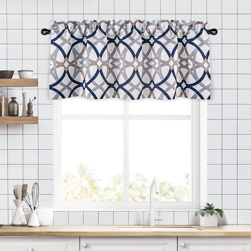 DriftAway Alexander Spiral Geo Trellis Pattern 3 Pieces Kitchen Set