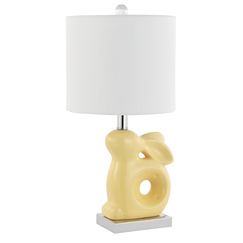 SAFAVIEH Kids Lighting 19" Ruby Rabbit Lamp - 10"W x 10"D x 19"H