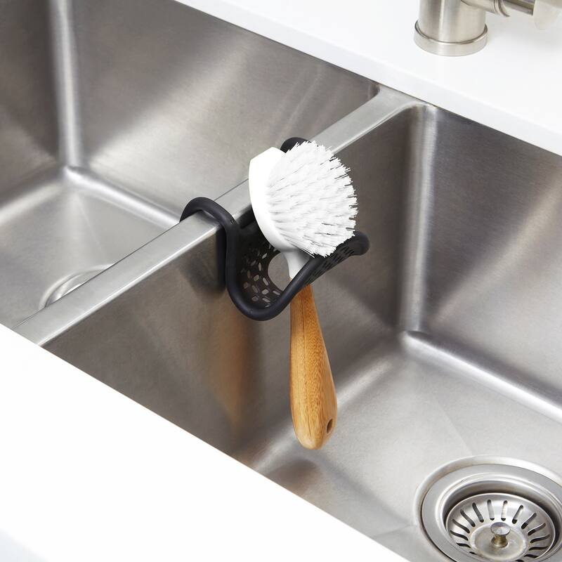 Umbra Sling Caddy Flexible Sink Soap Sponge or Cleaning Brush Holder