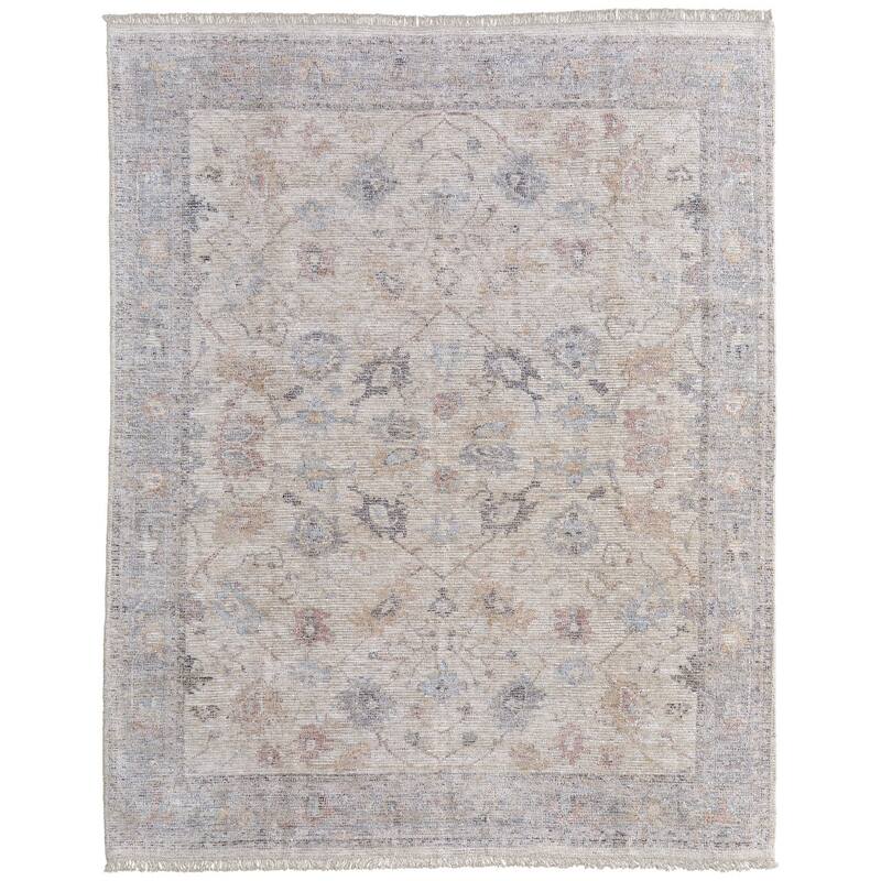 HomeRoots Floral Bohemian Rectangle Area Rug - 144.00 in. x 108.00 in. x 0.40 in.