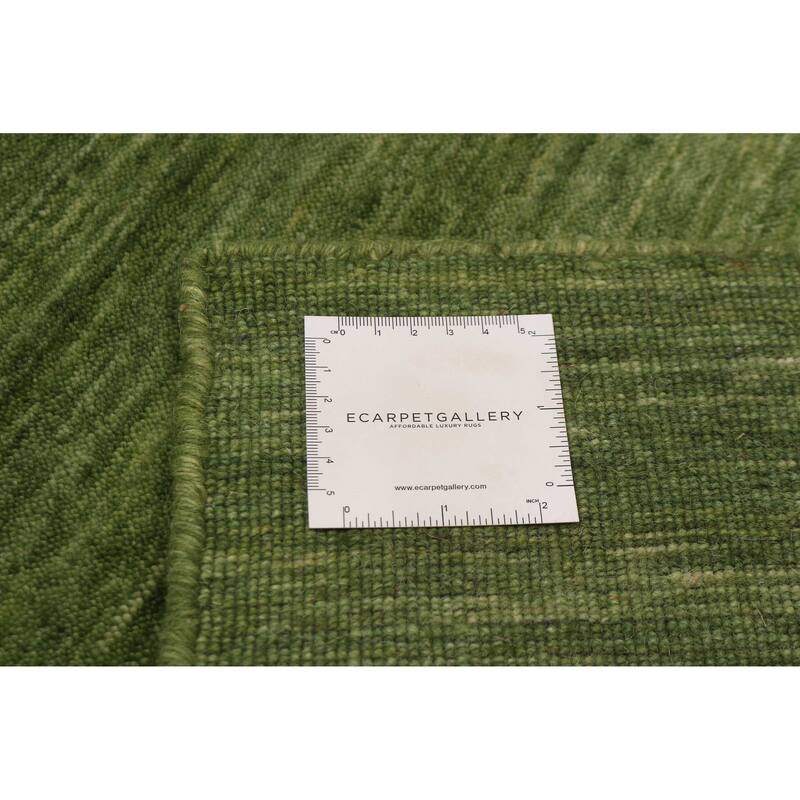 Kashkuli Gabbeh Green Rug 8'4" x 11'4" - 8'4 x 11'4