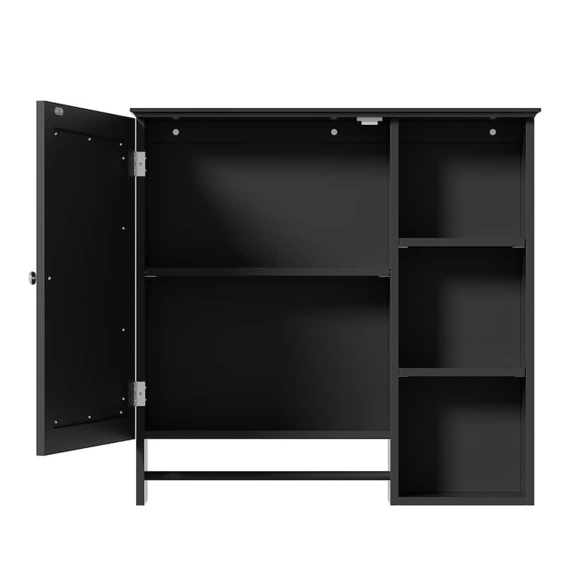 Modern Wall Mounted Design,Wall Mounted Bathroom Storage Cabinet,Medicine Cabinets with large mirror door