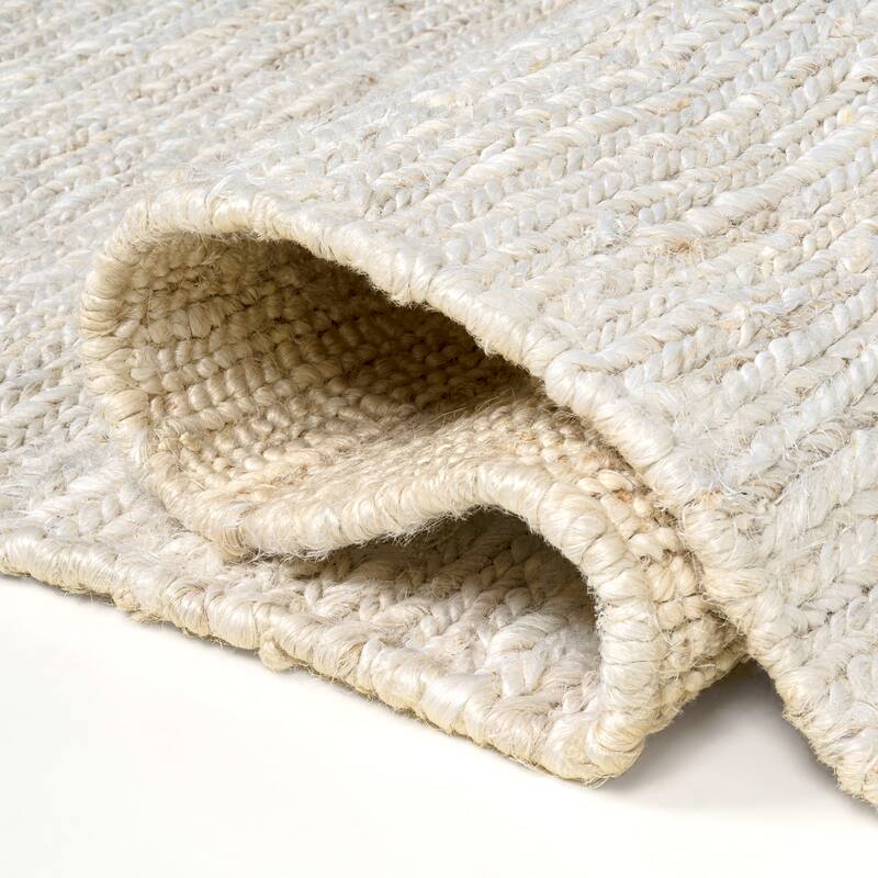JONATHAN Y Griffin Rustic Farmhouse Woven Jute Solid Area Rug
