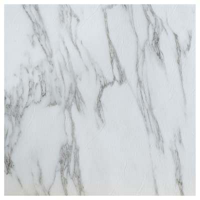 Achim Tivoli Bianco Marble 12x12 Vinyl Floor Tile (45 Tiles/45 sq ft)