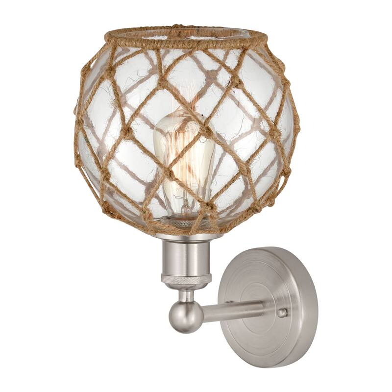 Innovations Lighting Endless Possibilities Edison - Farmhouse Rope - 1 Light 8" Sconce