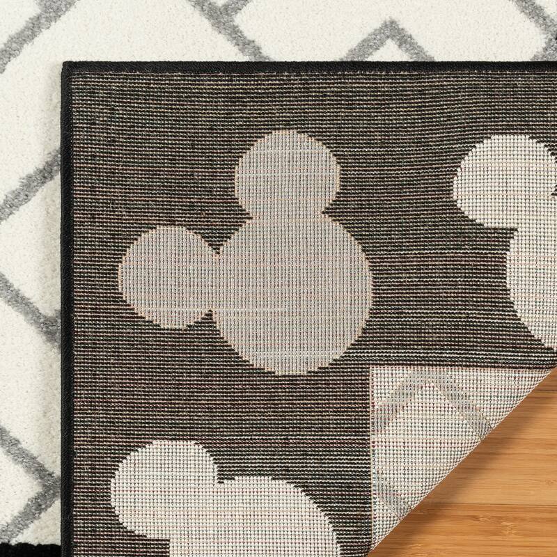 Licensed Disney Bravo Encore Mickey Mouse Modern Geometric Polypropylene Indoor Area Rug Collection