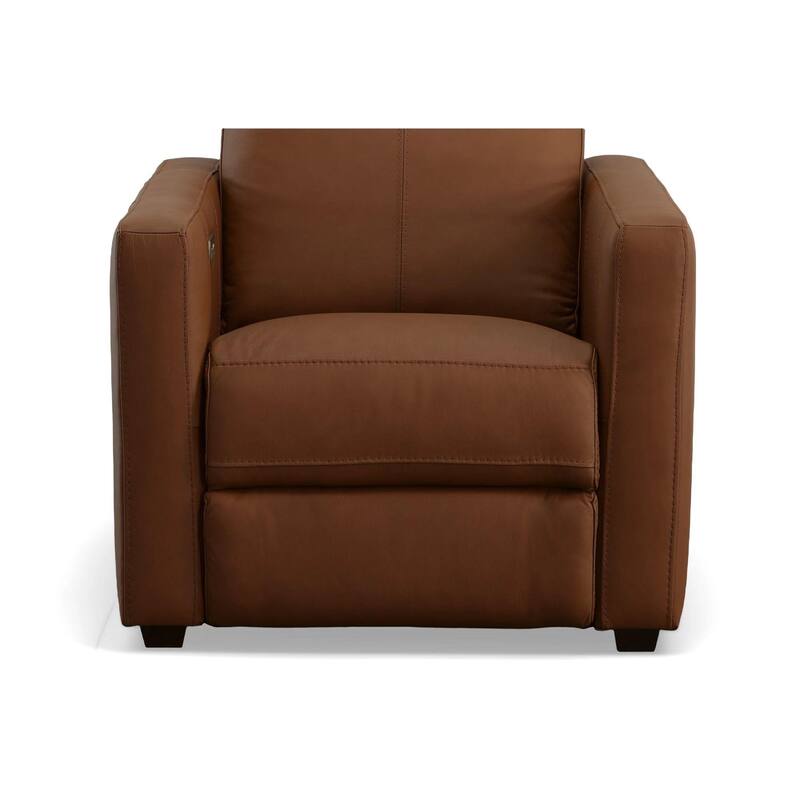 Broadway Leather Power Recliner with Power Headrest by Flexsteel