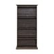 preview thumbnail 19 of 23, GDFStudio - Brookline Modern Storage Glass Display Cabinet with Flip-Up Glass Doors and 4-Tier Shelving