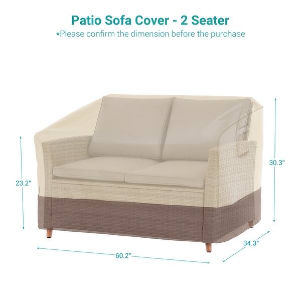 LIVOOSUN Heavy Duty Sofa Cover,Patio Sofa Cover Size for 2 or 3Seat Bed Bath & Beyond 37526980