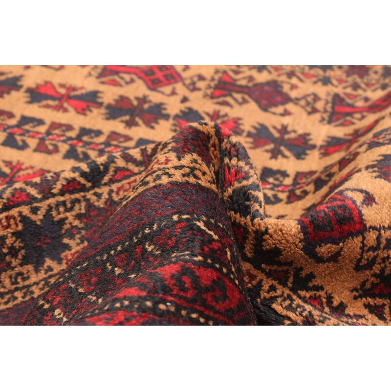 ECARPETGALLERY Hand-knotted Teimani Brown Wool Rug - 2'9 x 4'8