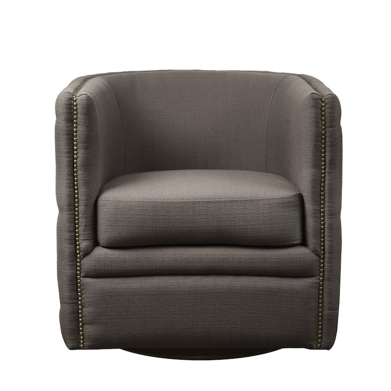 Madison Park Wilmette 360-degree Tufted Barrel Swivel Chair
