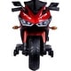 preview thumbnail 6 of 16, 12V Kids Ride On Motorcycle,550W Electric Ride On Motorcycle with Training Wheels, Light Wheels, Manual Throttle,LED Lights