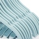 preview thumbnail 3 of 4, Blue Velvet Clothes Hangers with Clips for Baby Nursery and Kids Closet, Ultra Thin, Nonslip (12 Inches, 24 Pack)