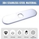 preview thumbnail 23 of 30, WOWOW Stainless Steel Kitchen Sink Faucet Hole Cover Deck Plate