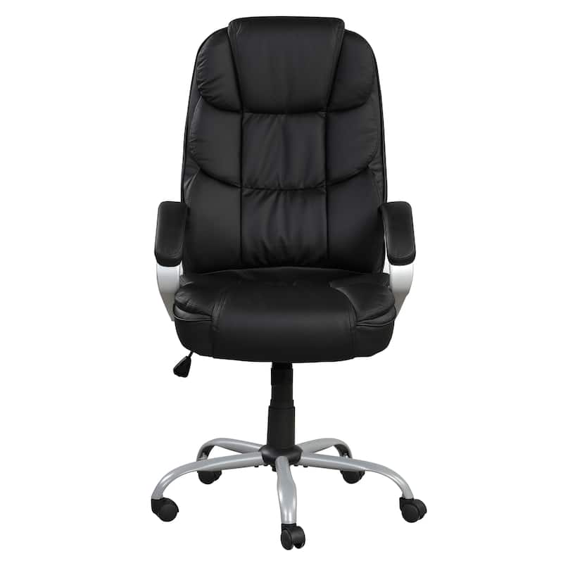 Sealy® Kronos Mid-Back Ergonomic Swivel Office Chair with Padded Armrests