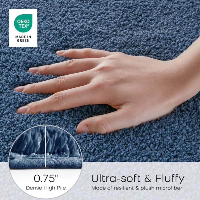 Madison Park Signature Marshmallow Bath Rug