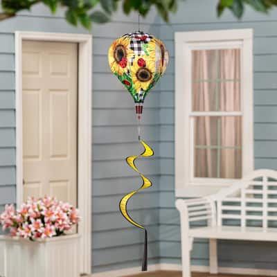55" Sunflower Ladybugs Balloon Spinner