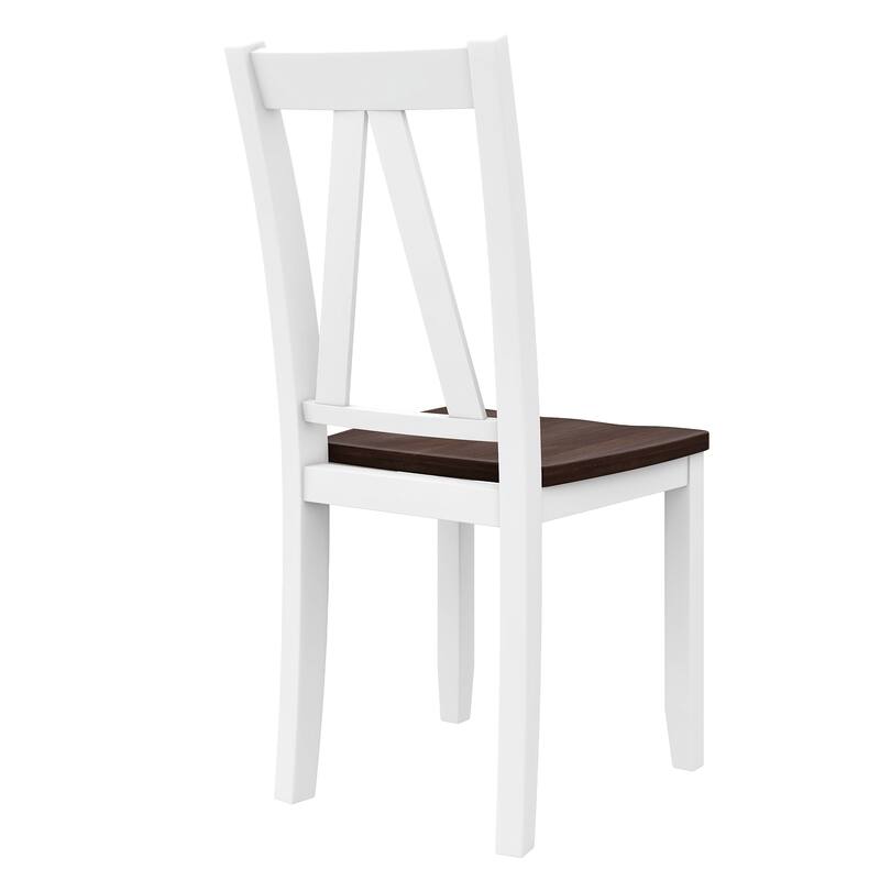 6-Piece Dining Table Set with Sturdy Rubberwood and Multifunctional Chairs and Bench for Family Meals