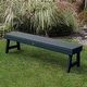 preview thumbnail 13 of 32, Weatherly Synthetic Wood 5-foot Picnic Bench
