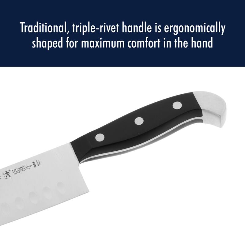 HENCKELS Statement Hollow Edge Santoku Knife