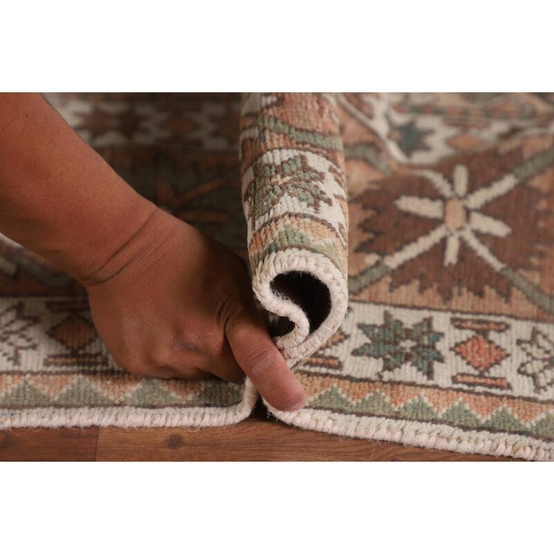 Garden Design Bakhtiari Persian Vintage Rug Hand-Knotted Wool Carpet - 6'10"x 9'10"