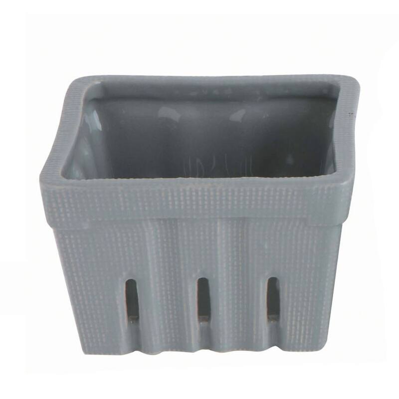 Square Stoneware Berry Bowls (Set of 4 Colors)