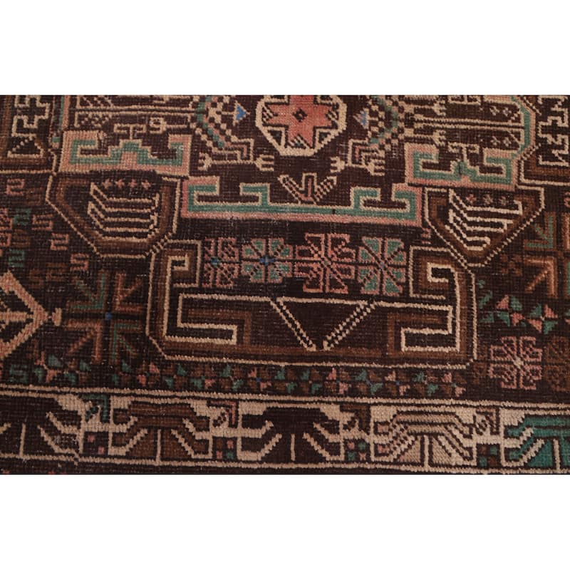 ECARPETGALLERY Hand-knotted Teimani Brown Wool Rug - 3'7 x 5'8