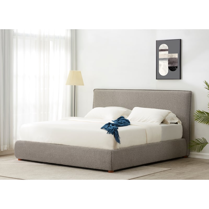 SAFAVIEH Couture Shanaz Bed - Grey - King