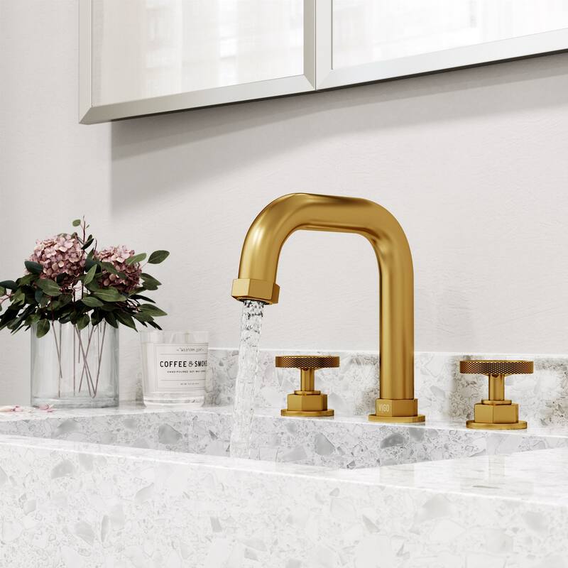 VIGO Hart 7" H 2-Handle Widespread Bathroom Faucet