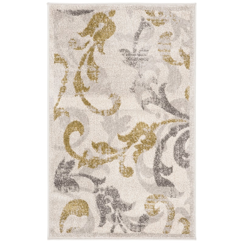 SAFAVIEH Amherst Mujesira Modern Rug - 2'6" x 4' - Ivory/Light Grey