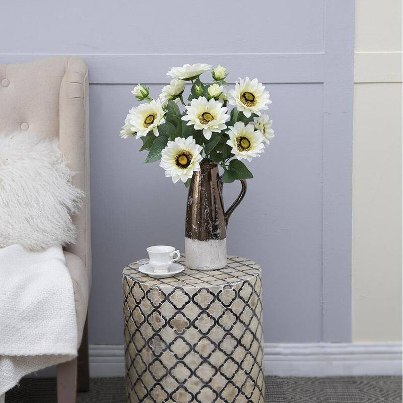 4 Pack Artificial Sunflower BushX9, Artificial Flowers