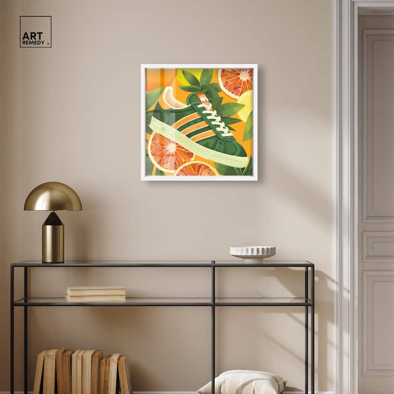 Citrus Sneaker Shadowbox by Art Remedy