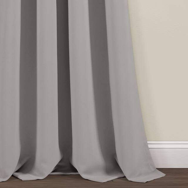 Lush Decor Insulated Grommet Blackout Curtain Panel Pair