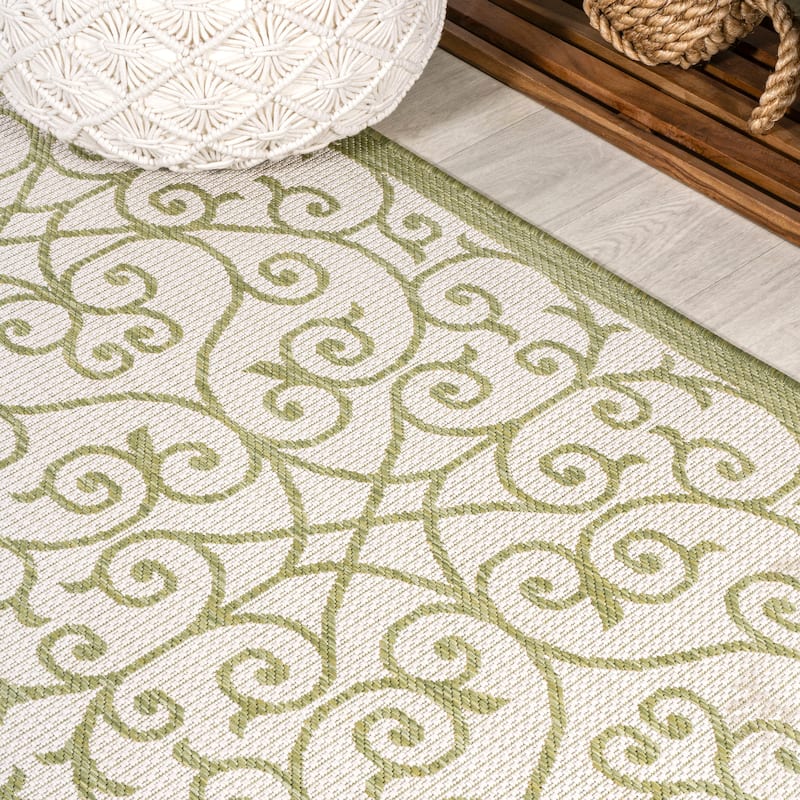 JONATHAN Y Ourika Textured Weave Indoor/Outdoor Area Rug