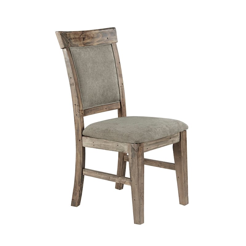 Distressed Wood Dining Chair Set of 2, Kitchen Side Chair