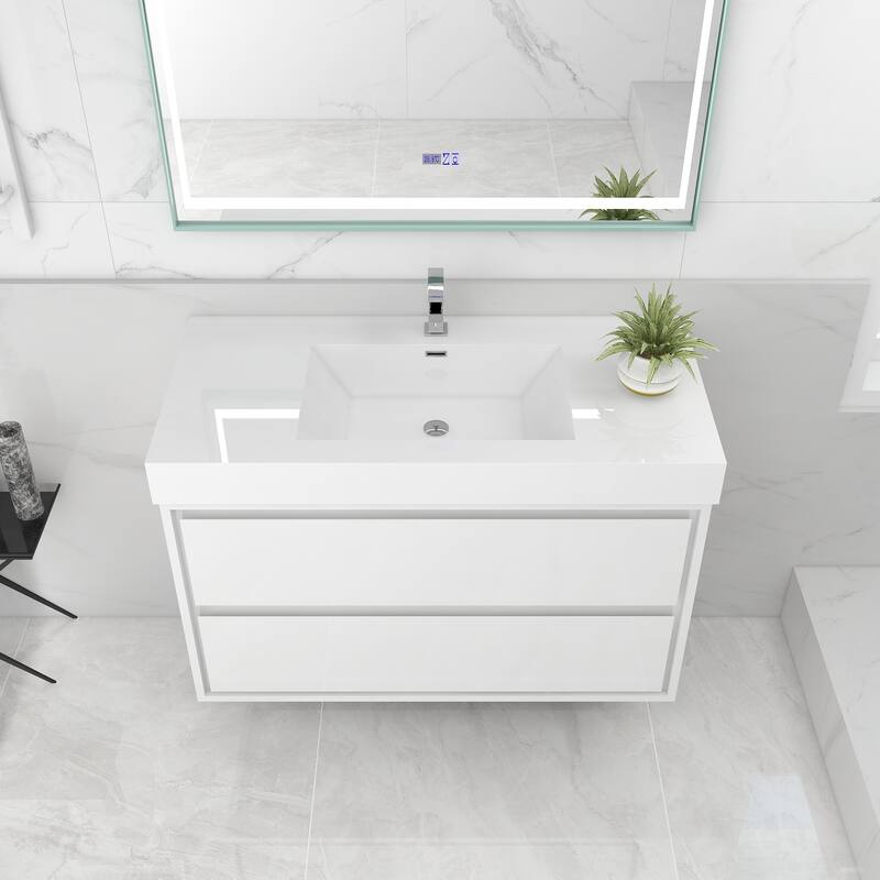 Morava 42" Floating Vanity with Single Sink - 42