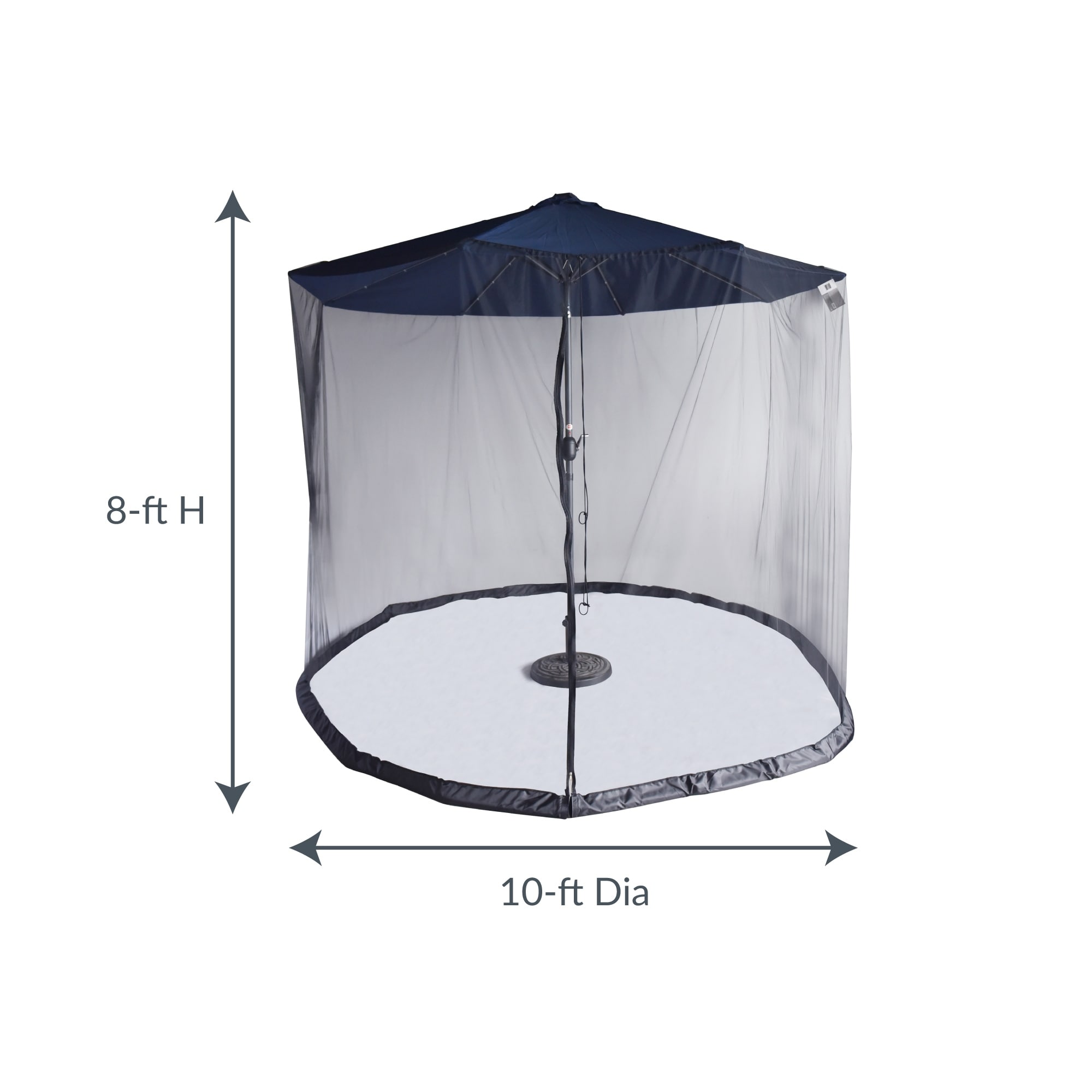 10 foot patio umbrella screens Pure Garden Mosquito Net-Bug Screen for 10-11' Patio Table Umbrellas & Furniture : Patio, Lawn & Garden free with this 9 ft Island Umbrella All-Weather Outdoor Umbrella