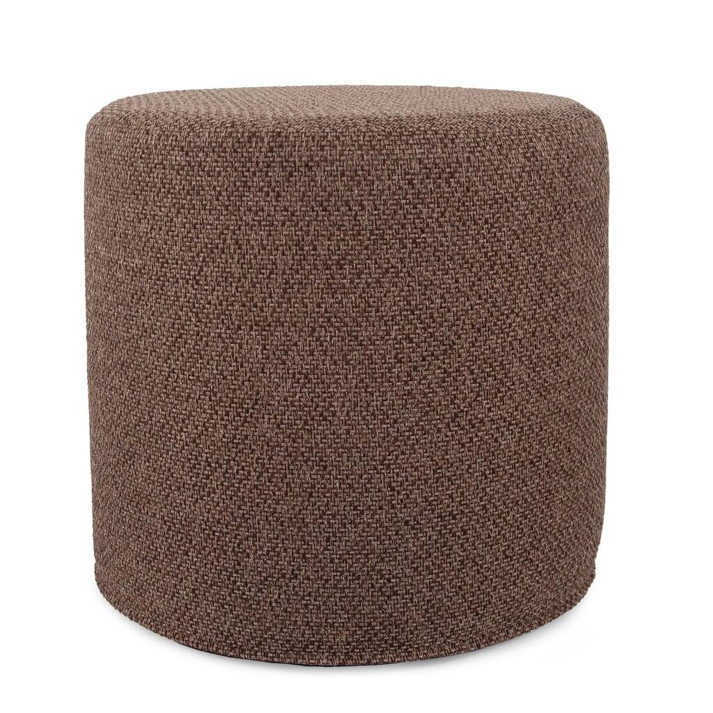 Allan Andrews No Tip Cylinder Ottoman with Cover, Panama Collection