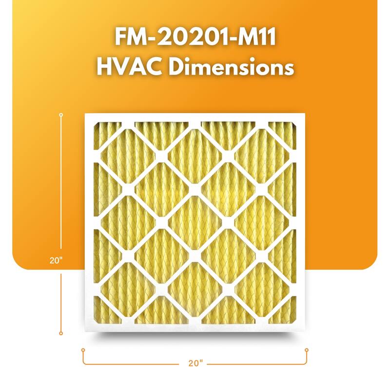 Filter-Monster Pleated HVAC Air Conditioner Furnace Replacement Air Filter
