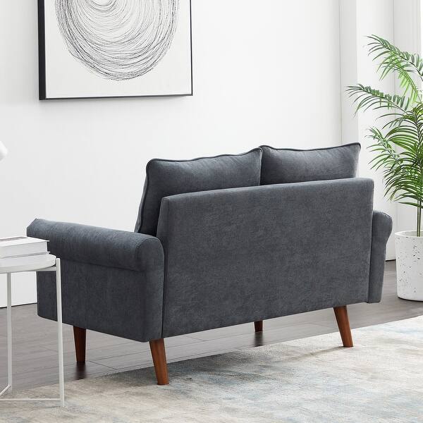 Shop 2 Piece Standard Living Room Set Wooden Frame Couch On Sale Overstock 31727469