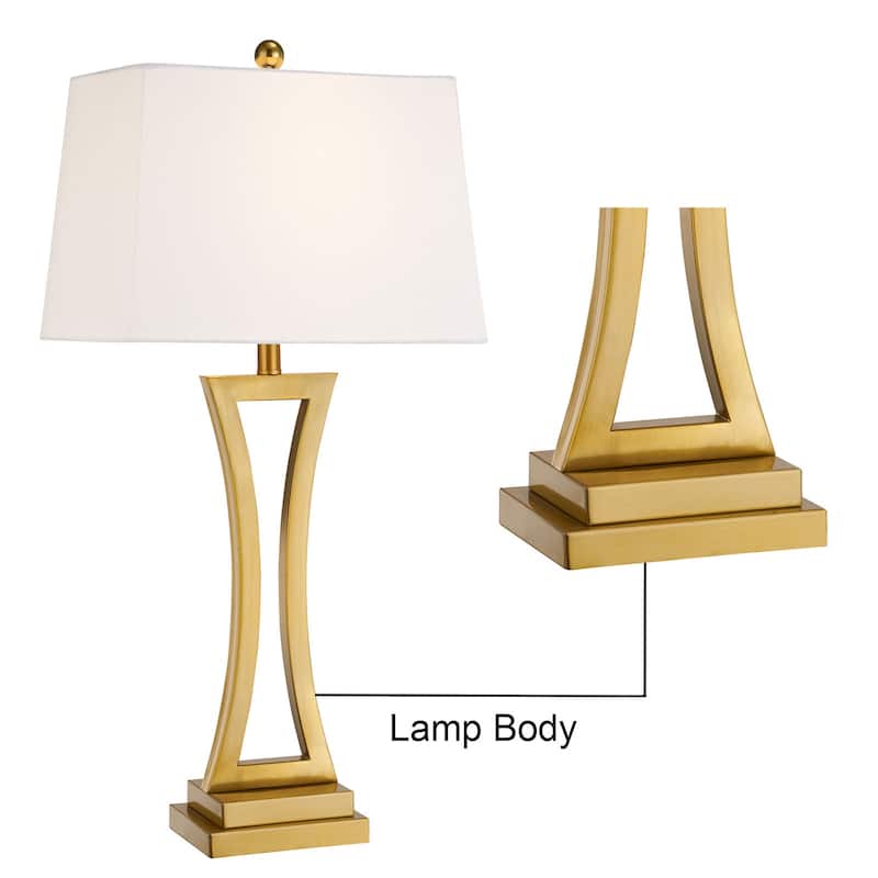 Maxax 30.75" Bedside Table Lamp Set (Set of 2)