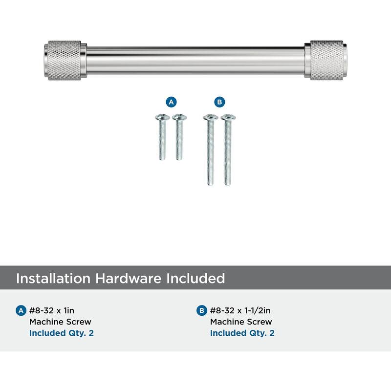 Amerock BP37744 Faraday 5-1/16" Center to Center Knurled Bar Cabinet
