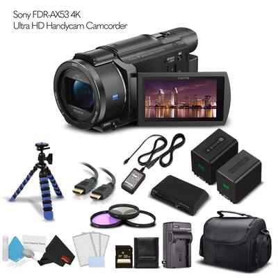 Sony FDR-AX53 4K Ultra HD Handycam Camcorder (Intl Model) With Extra