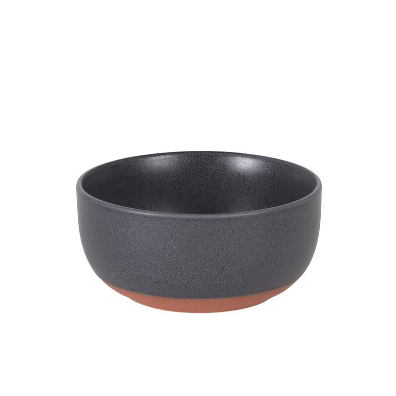 Gibson Elite Abbey Circle 12 Piece (Service for 4) Reactive Matte Glaze Dishes Stoneware Ceramic Dinnerware Set