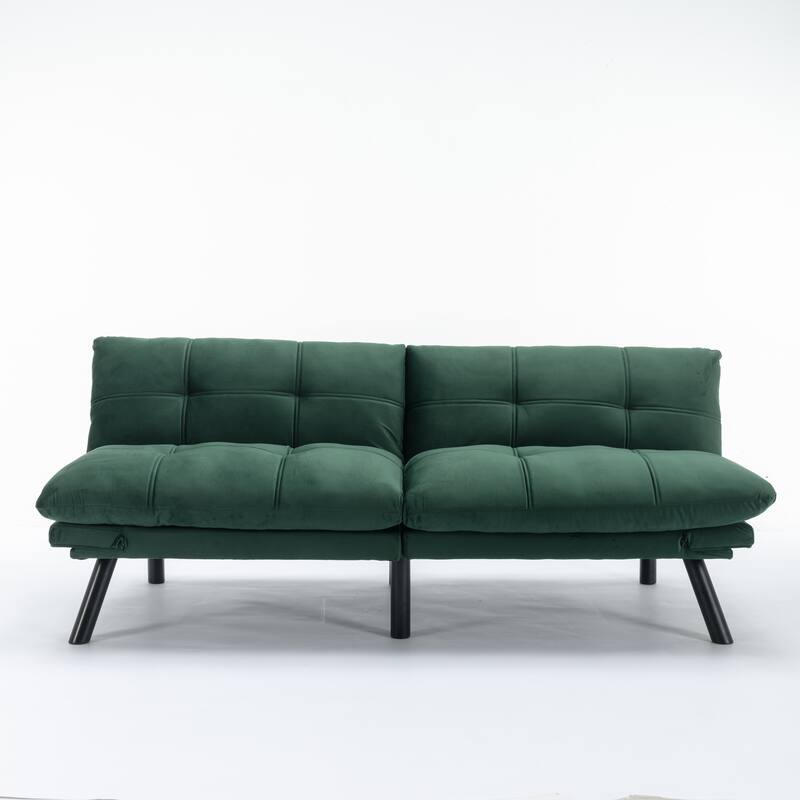 Versatile Modern Sofa Bed: 2-Seater Convertible Couch with Twin Bed Feature for Small Spaces