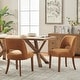 preview thumbnail 9 of 144, Wooden Dining Chairs Set of 2/4/6,Modern Fabric Upholstered Dining Room Chair Kitchen Chairs